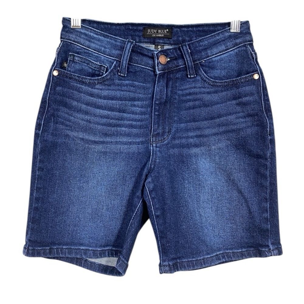 Judy Blue Sunkissed High Waist V Front Bermuda Shorts Size S